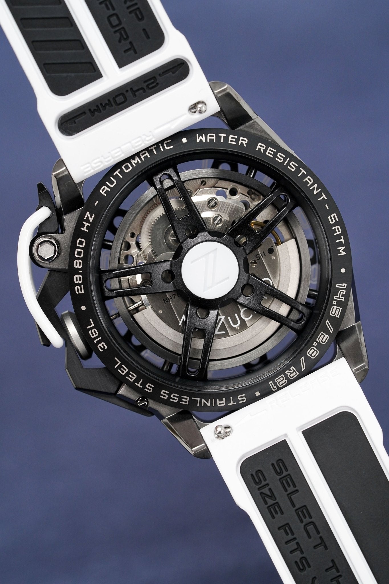 Mazzucato Watch Automatic RIM GT White GT3-WH