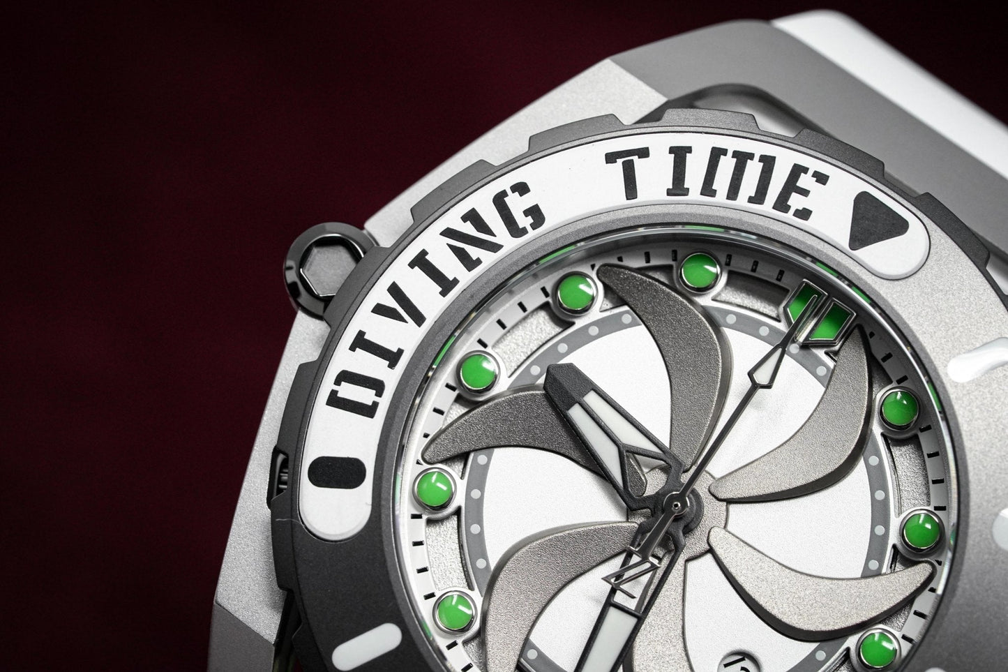 Mazzucato RIM Scuba White Green SUB07-WH802