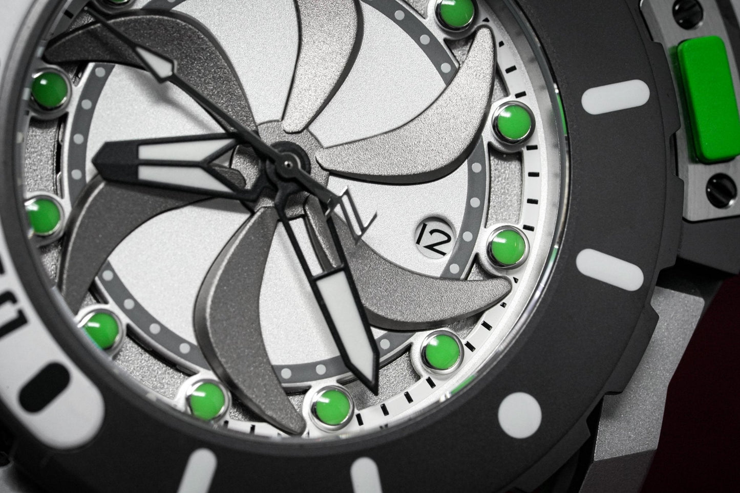 Mazzucato RIM Scuba White Green SUB07-WH802