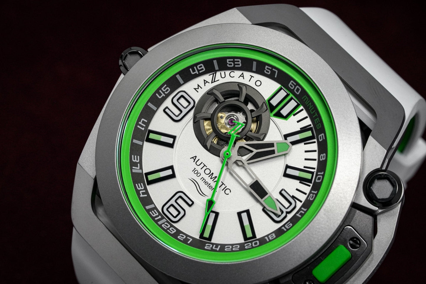 Mazzucato RIM Scuba White Green SUB07-WH802