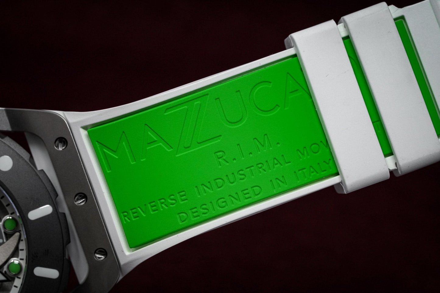 Mazzucato RIM Scuba White Green SUB07-WH802