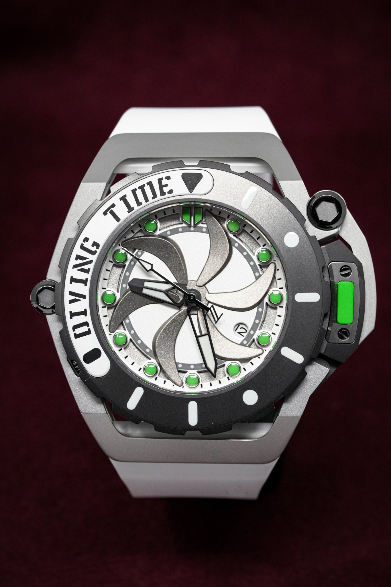 Mazzucato RIM Scuba White Green SUB07-WH802