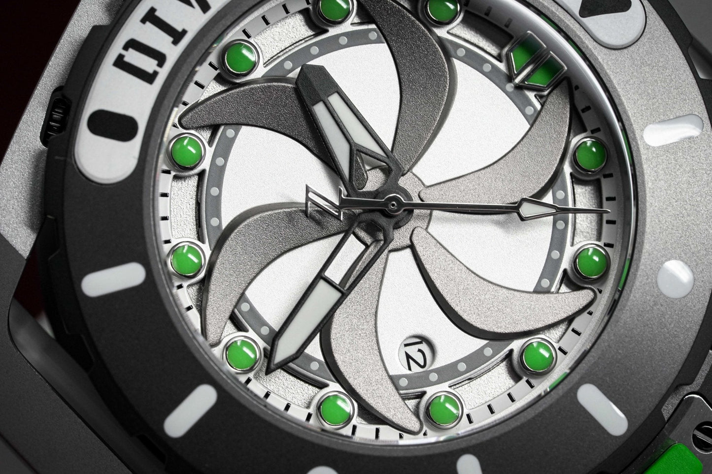 Mazzucato RIM Scuba White Green SUB07-WH802