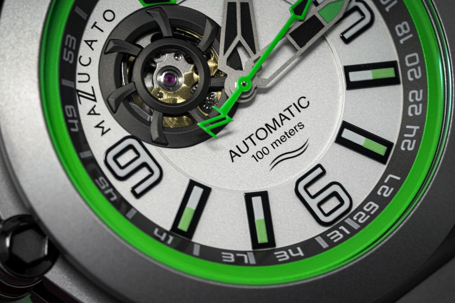 Mazzucato RIM Scuba White Green SUB07-WH802