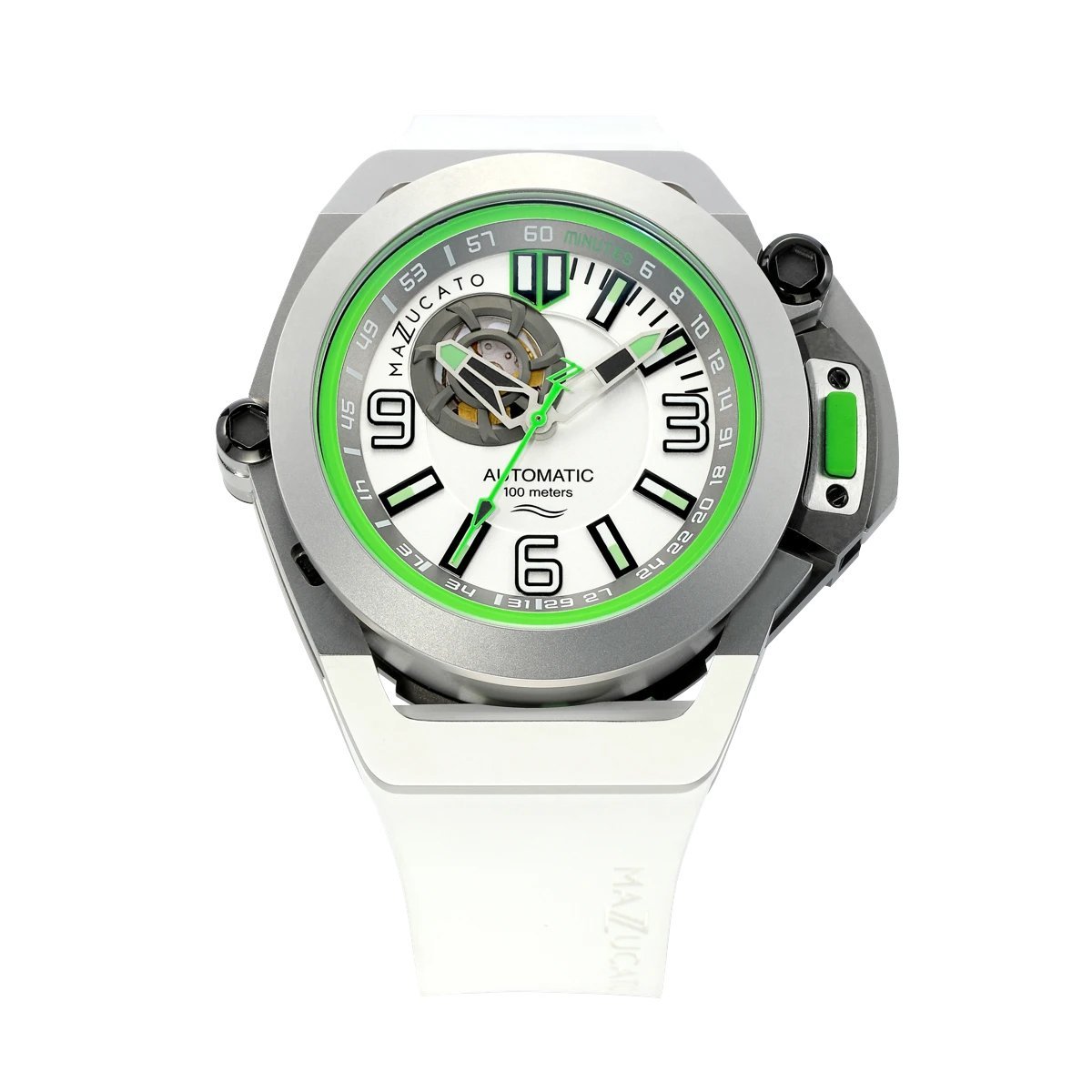 Mazzucato RIM Scuba White Green SUB07-WH802