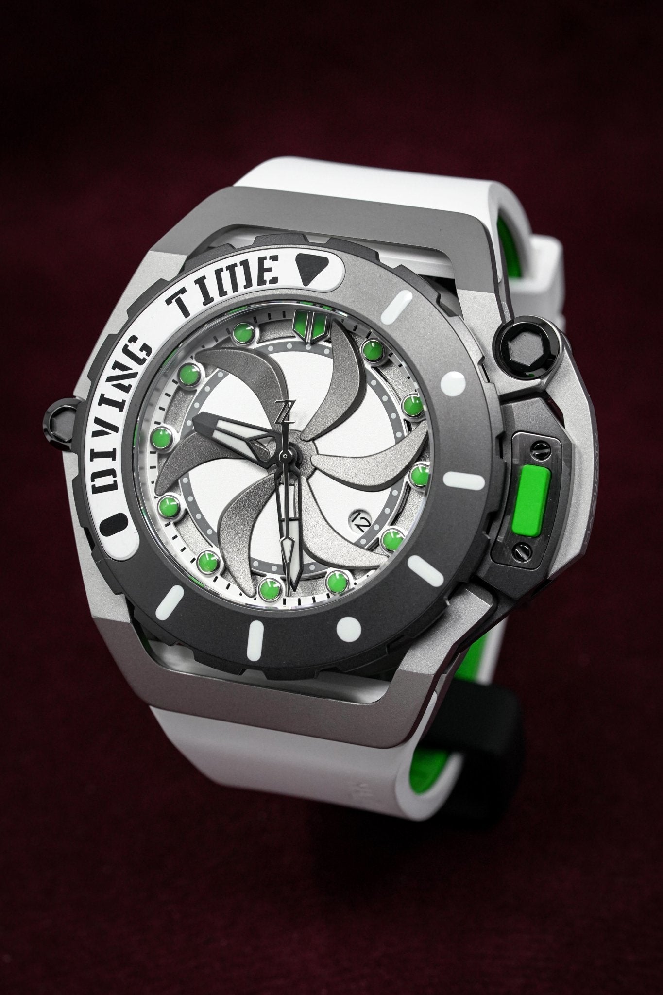 Mazzucato RIM Scuba White Green SUB07-WH802