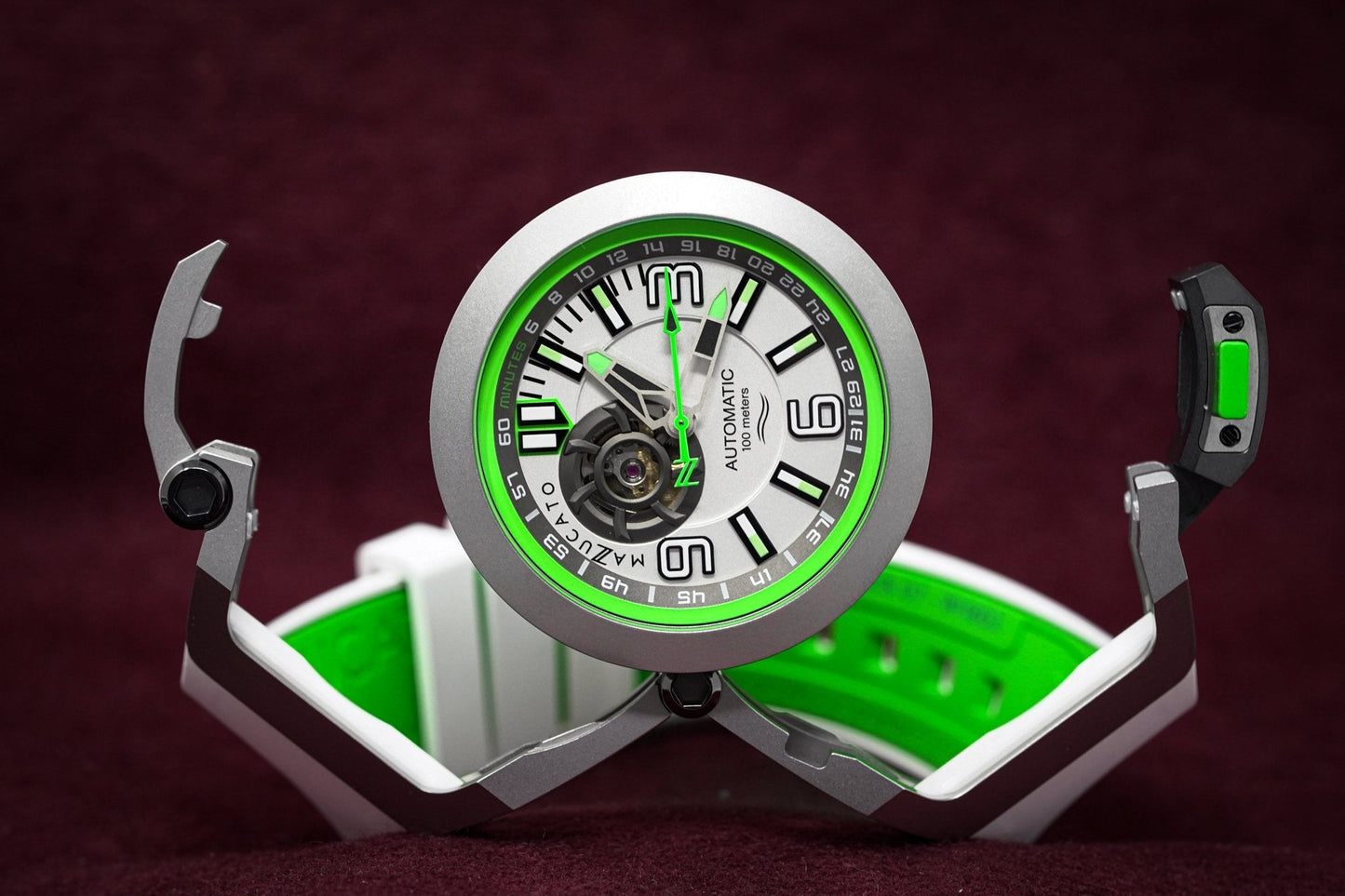 Mazzucato RIM Scuba White Green SUB07-WH802
