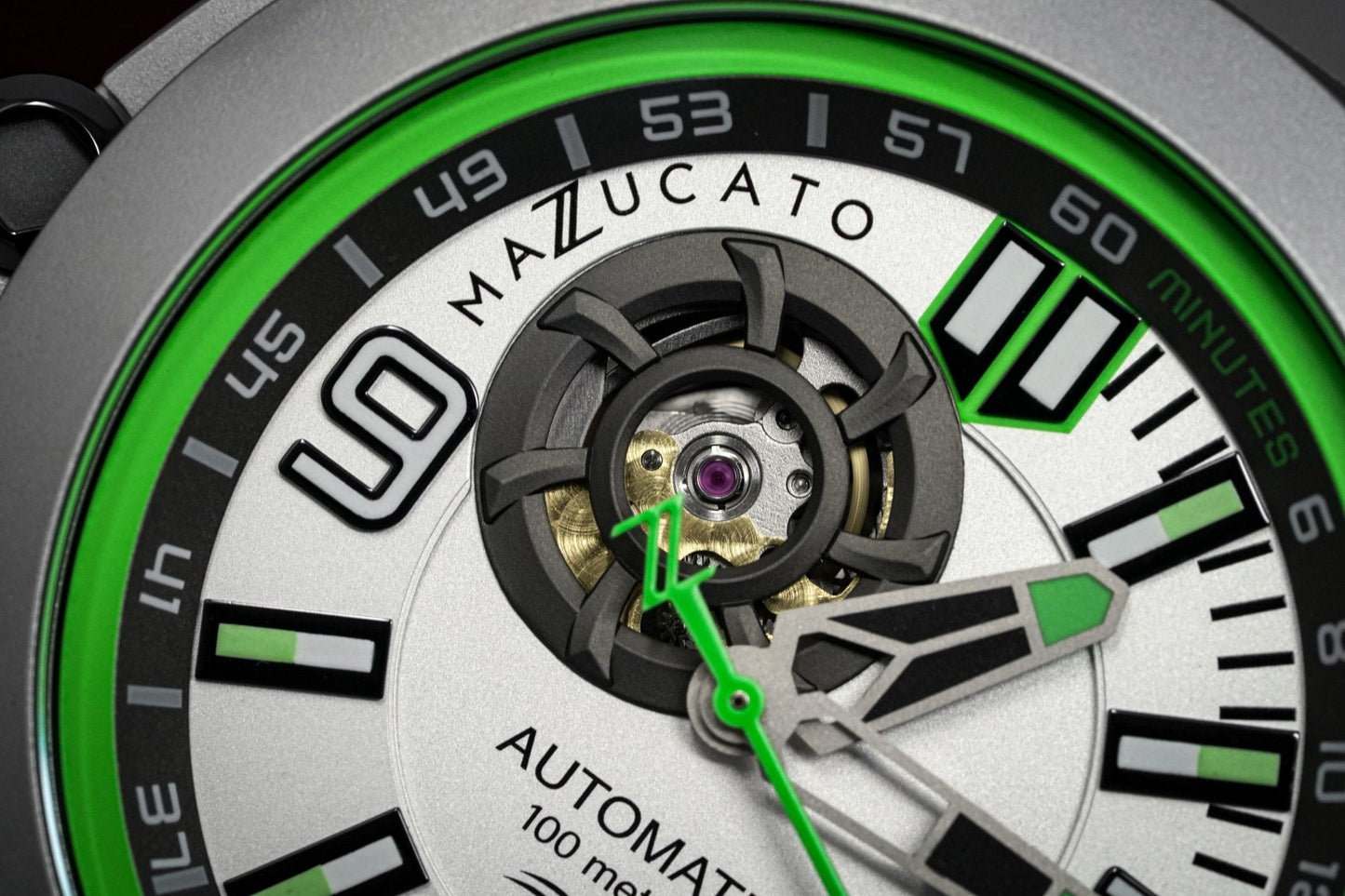 Mazzucato RIM Scuba White Green SUB07-WH802