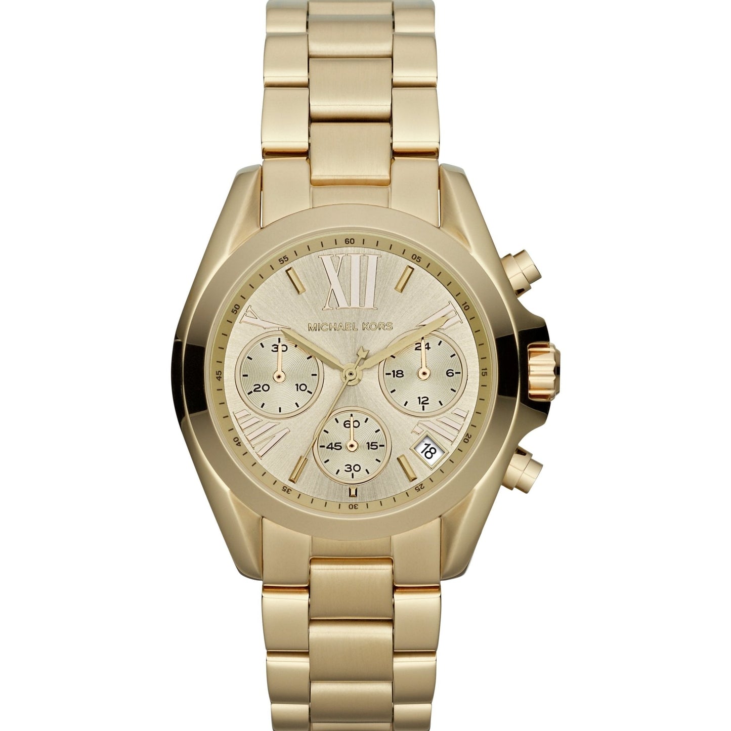 Michael Kors Ladies Watch Bradshaw 35mm Gold Chronograph MK5798