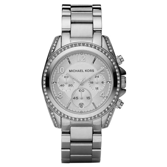 Michael Kors 39mm Silver Blair Chronograph Watch MK5165