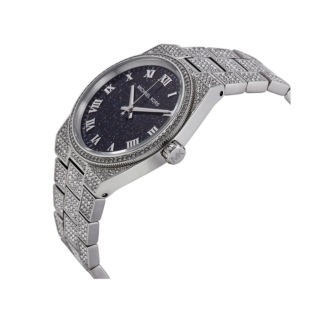 Michael Kors Ladies Watch Channing Silver Gem Set MK6089