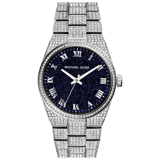 Michael Kors Ladies Watch Channing Silver Gem Set MK6089