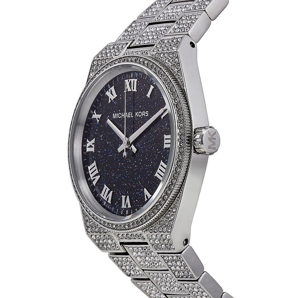 Michael Kors Ladies Watch Channing Silver Gem Set MK6089
