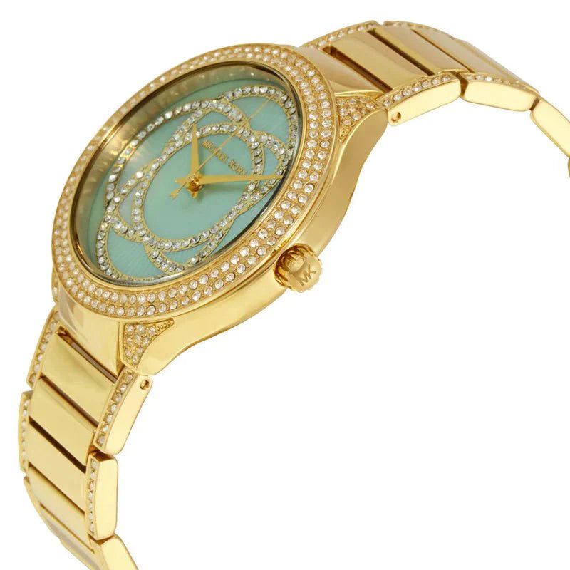 Michael Kors Ladies Watch Kerry 37mm Gold MK3481