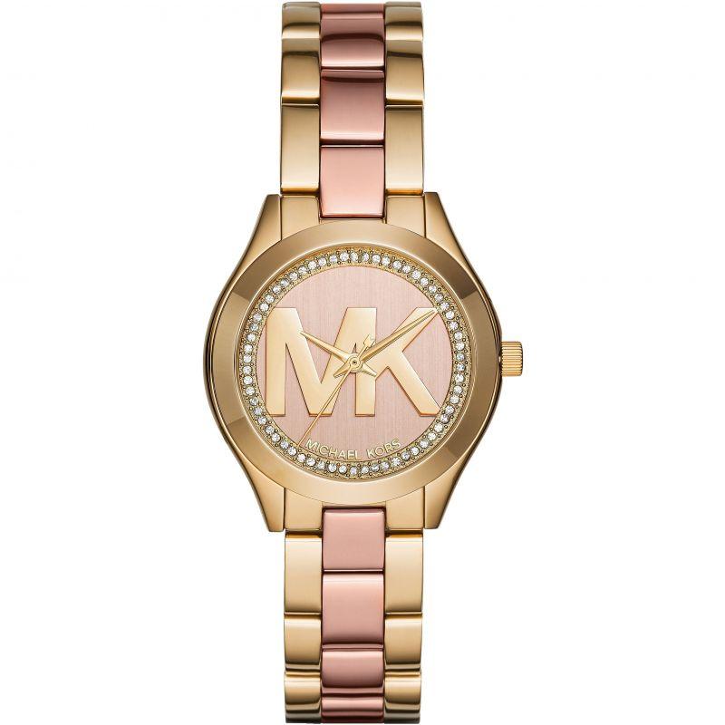 Michael Kors Ladies Watch Mini Parker 34mm Rose Gold MK3650