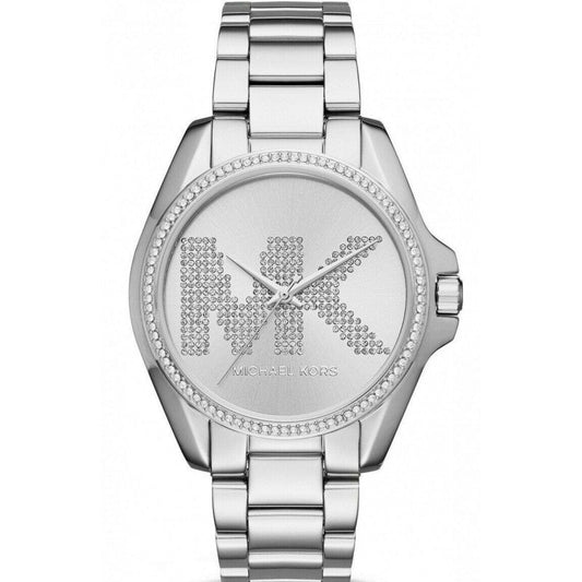 Michael Kors Ladies Watch Bradshaw 43mm Gems Silver MK6554
