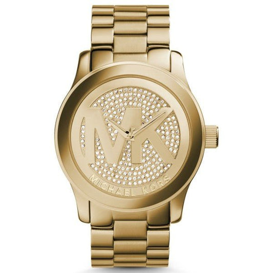 Michael Kors Ladies Watch Runway 45mm Yellow Gold MK5706