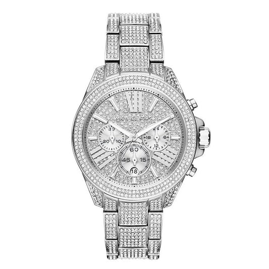 Michael Kors Ladies Watch Silver Wren Chronograph MK6317