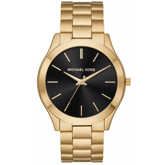 Michael Kors Unisex Watch Slim Runway 42mm Gold MK3478
