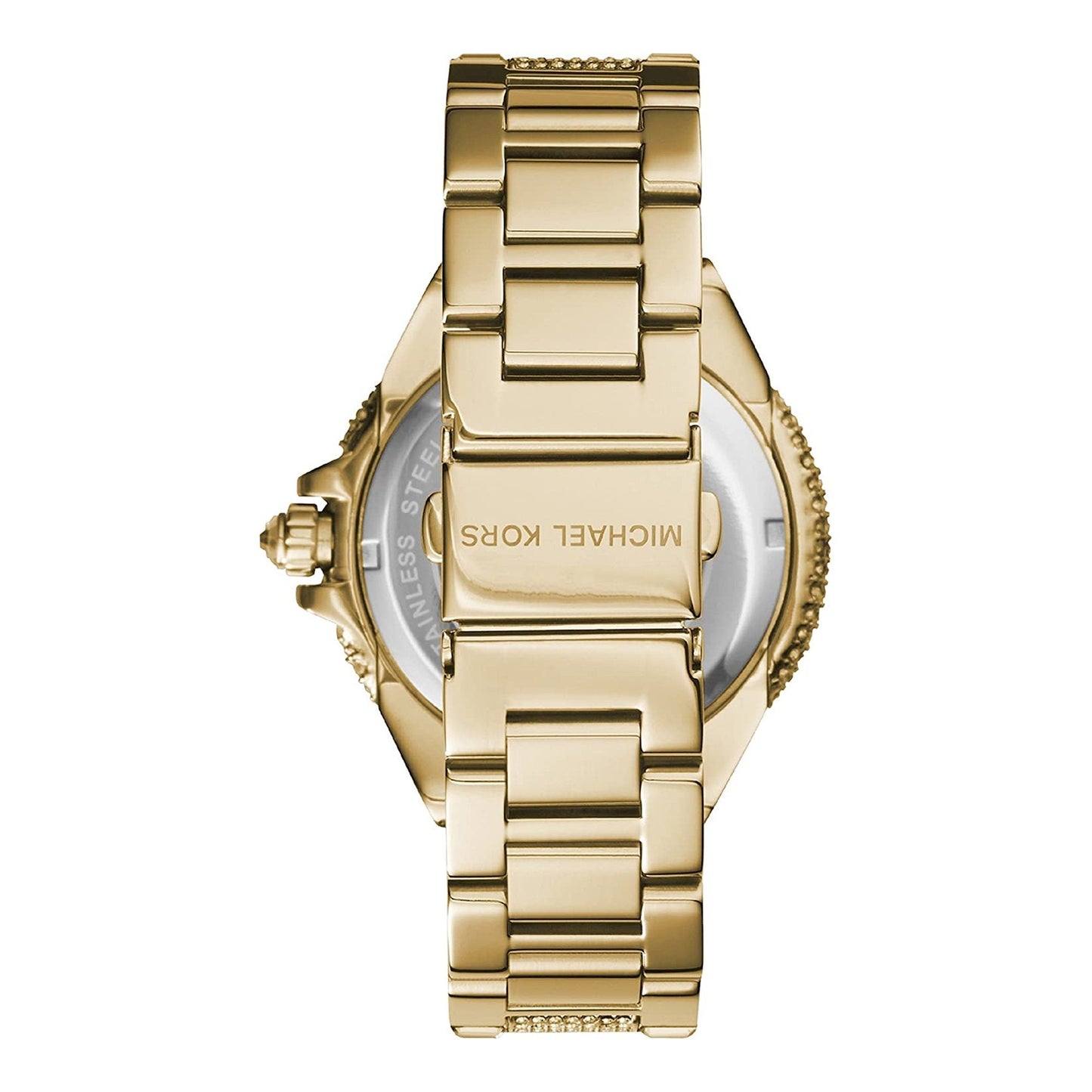 Michael Kors Ladies Watch Slim Runway 'LOVE' Gold MK3803
