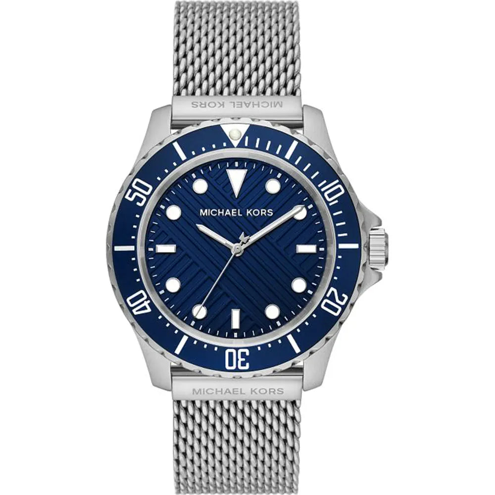 Michael Kors Men's Watch Everest 43mm Blue Silver MK9082