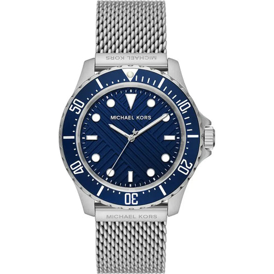 Michael Kors Men's Watch Everest 43mm Blue Silver MK9082