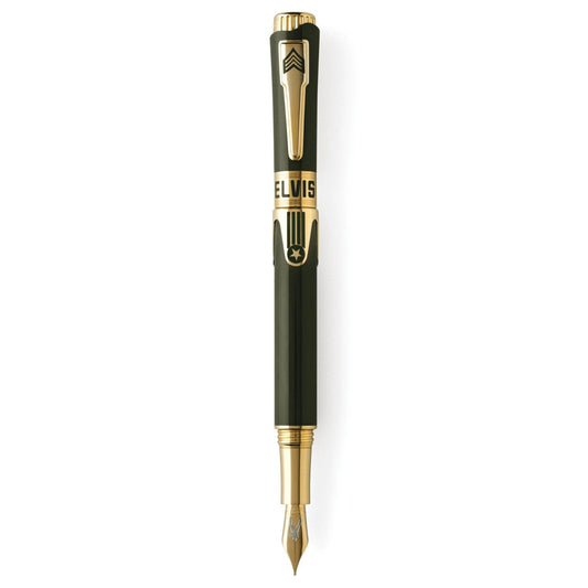 Montegrappa Pen Icons Elvis Presley Fountain Pen Fine Tip Green ISICE2YG
