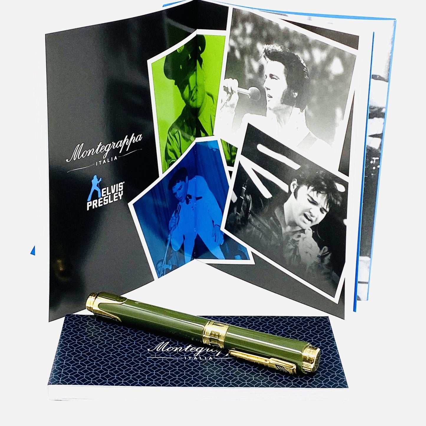 Montegrappa Pen Icons Elvis Presley Fountain Pen Fine Tip Green ISICE2YG
