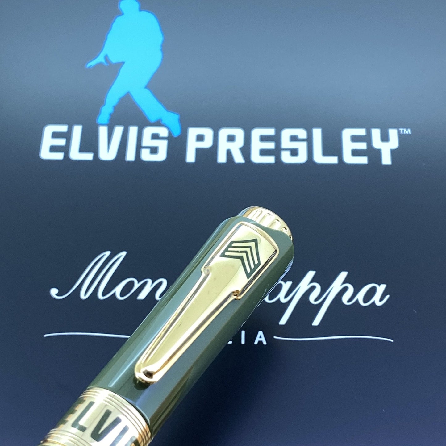 Montegrappa Pen Icons Elvis Presley Fountain Pen Fine Tip Green ISICE2YG