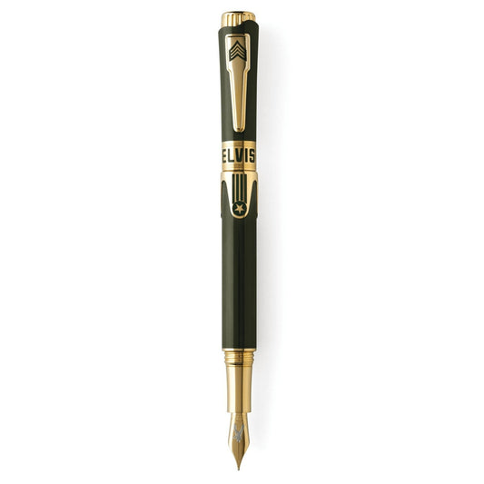 Montegrappa Pen Icons Elvis Presley Fountain Pen Medium Tip Green ISICE3YG