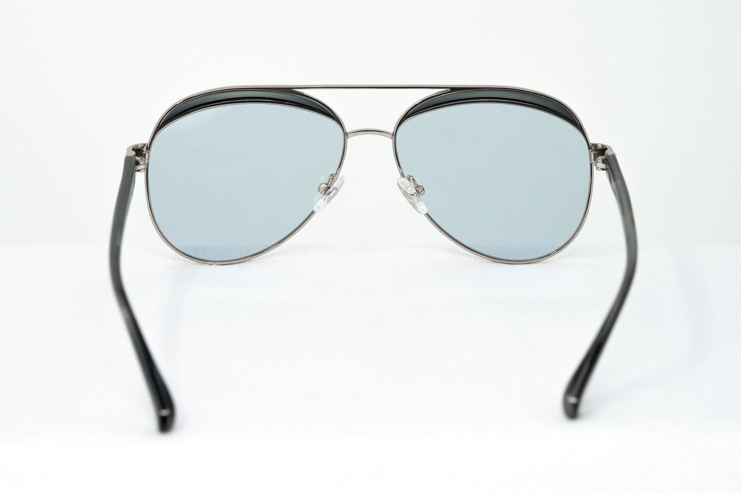 NO 21  Sunglasses Brass and Blue Lenses