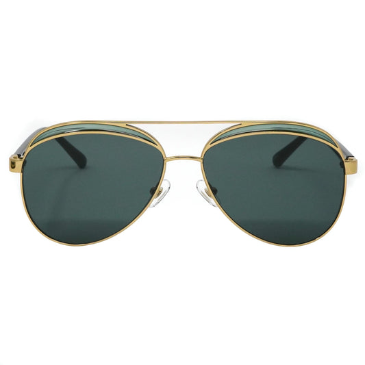 NO 21 Sunglasses Gold and Green