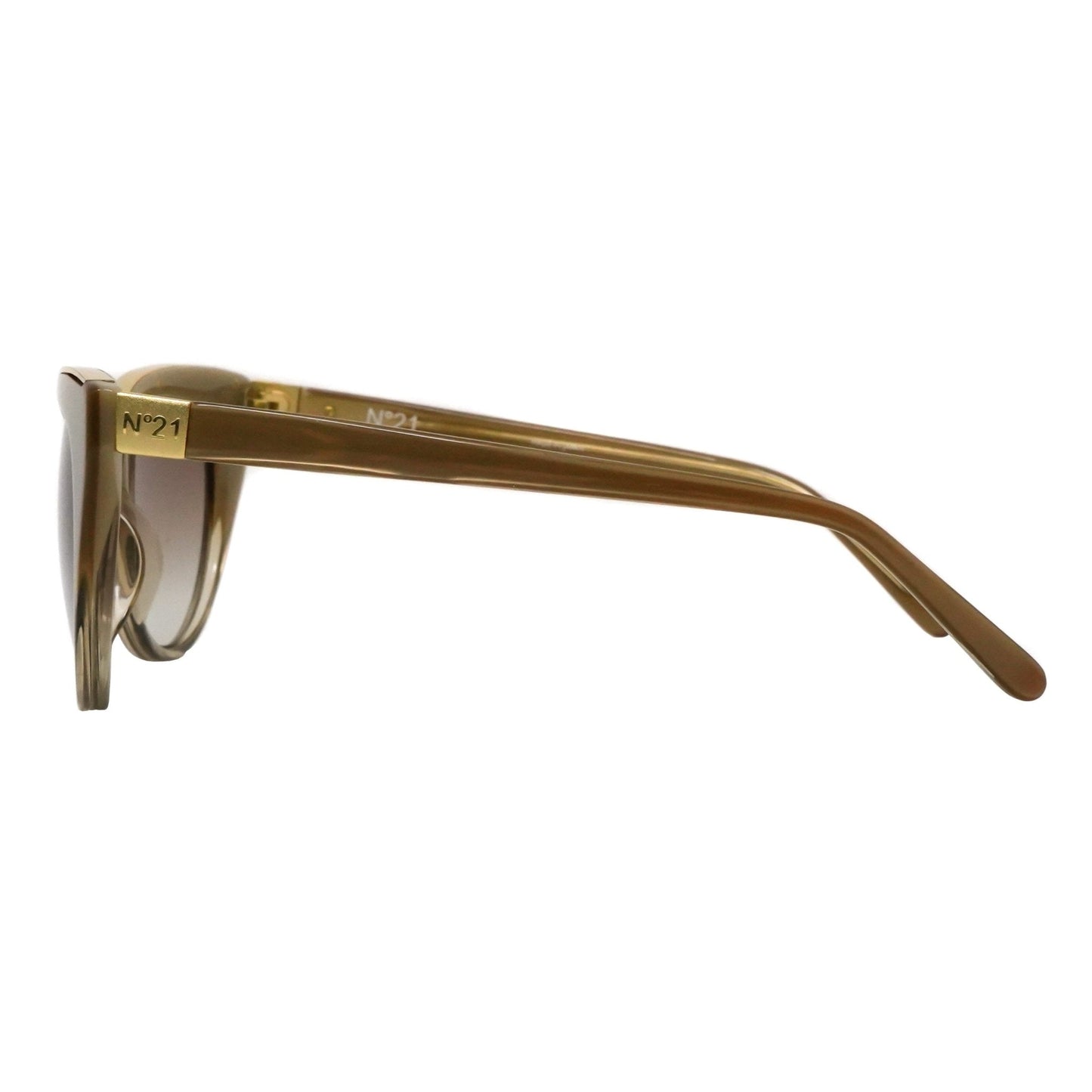 NO 21  Women's Sunglasses Cat Eye Gold