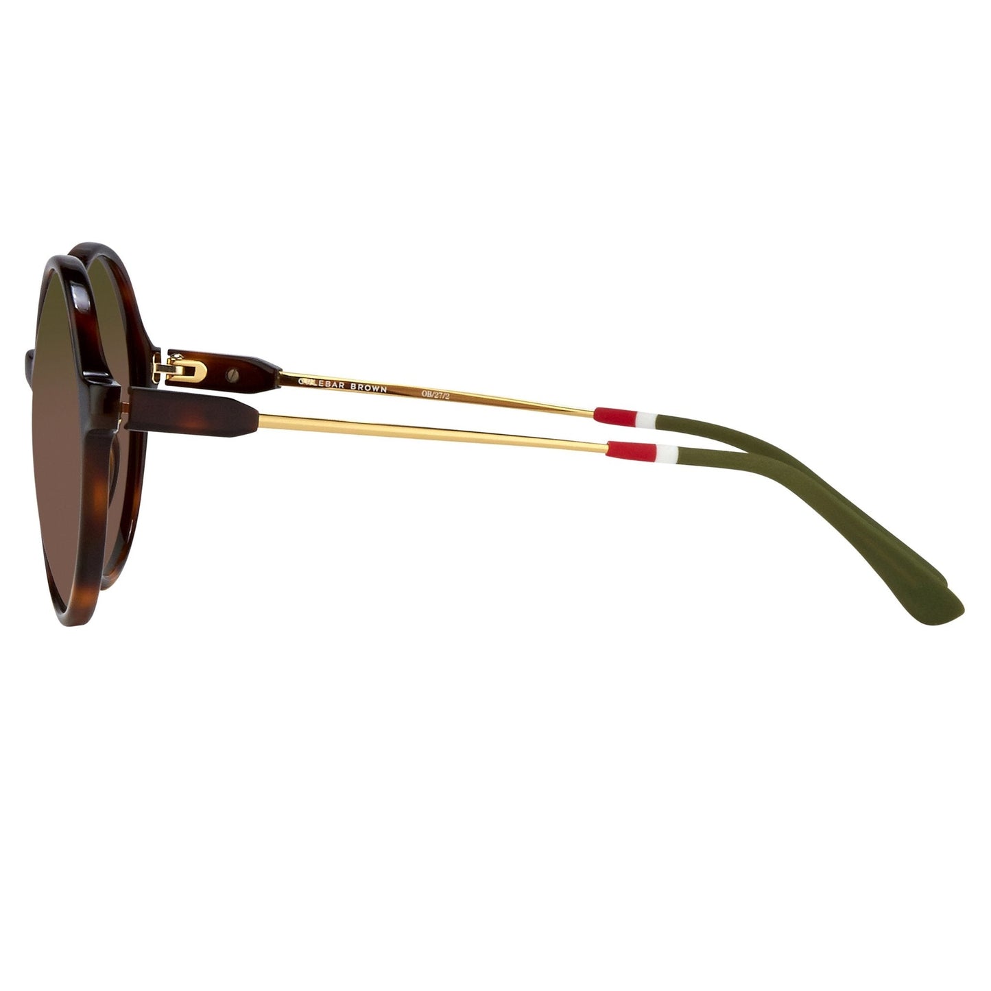 Orlebar Brown Sunglasses Round Tortoise Shell and Brown OB27C2SUN