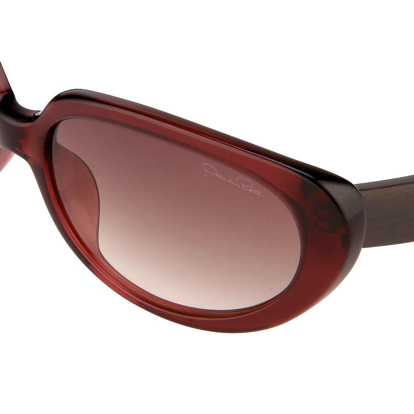 Oscar De La Renta Ladies Eyeglasses Cat Eye Ruby and Grey ODLR43C9SUN