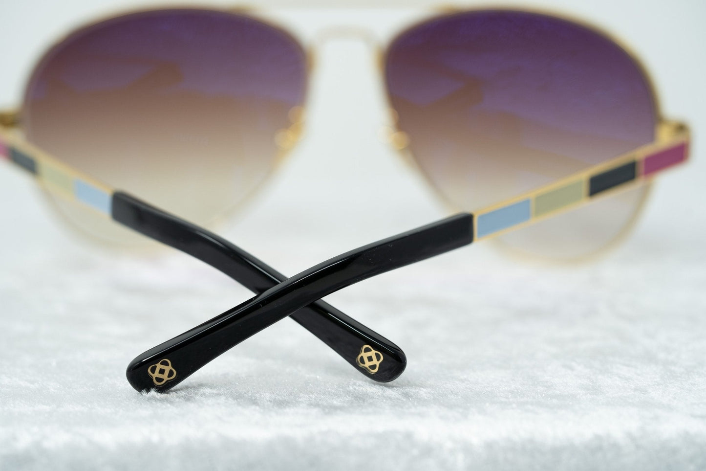 Oscar De La Renta Sunglasses Gold and Brown ODLR44C4SUN