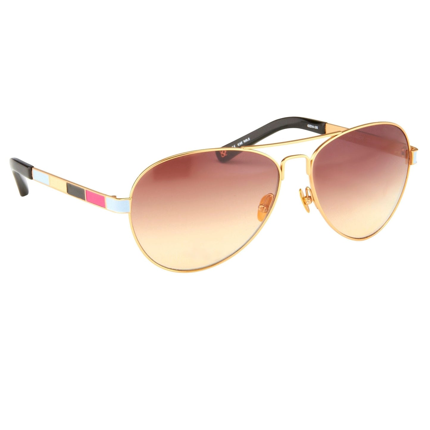 Oscar De La Renta Sunglasses Gold and Brown ODLR44C4SUN
