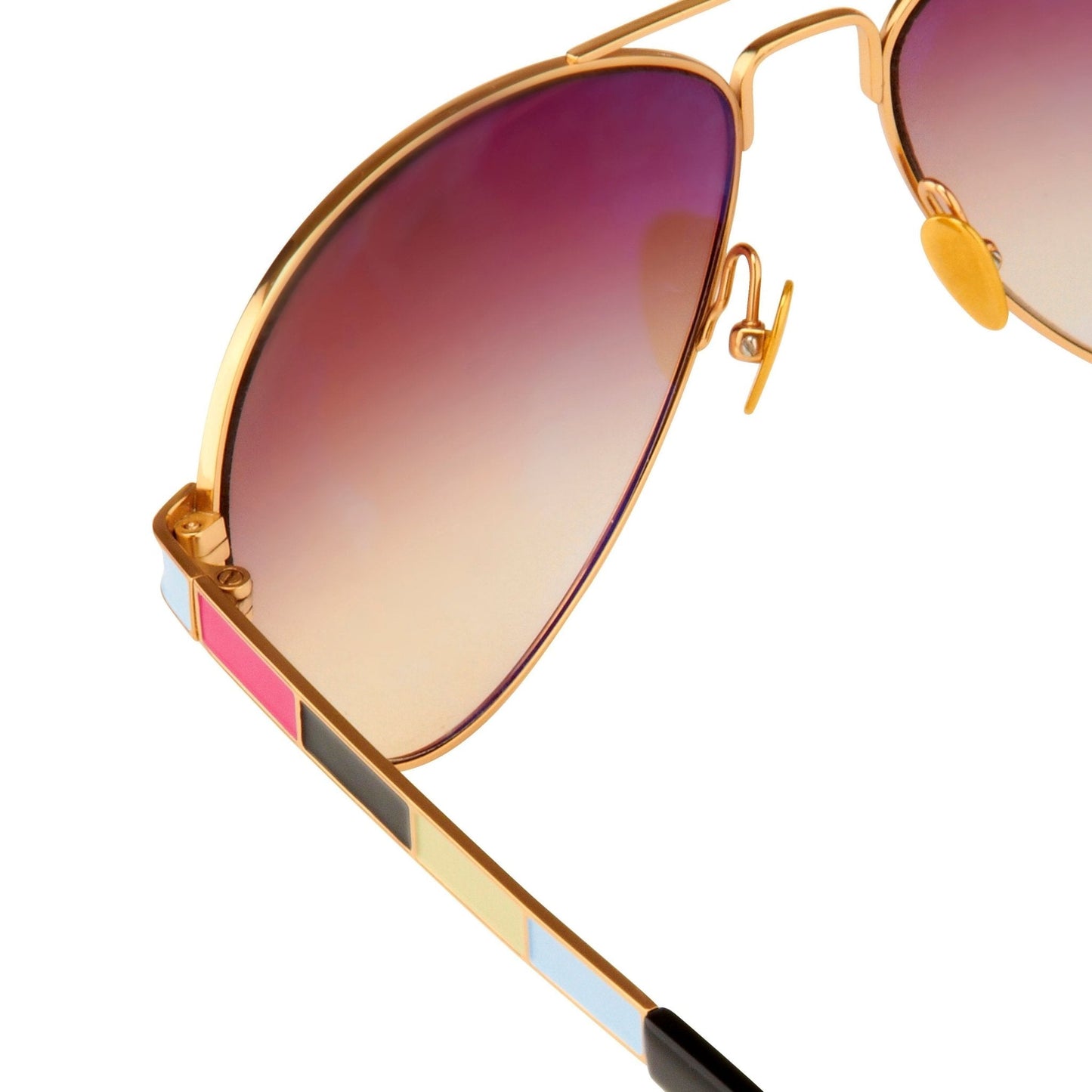 Oscar De La Renta Sunglasses Gold and Brown ODLR44C4SUN