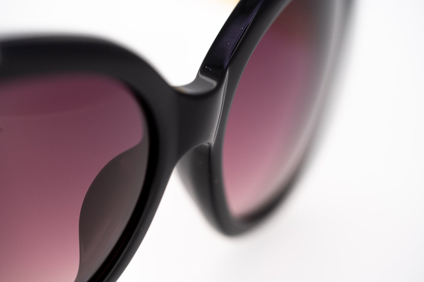 Oscar De La Renta Sunglasses Jackie O Black and Pink