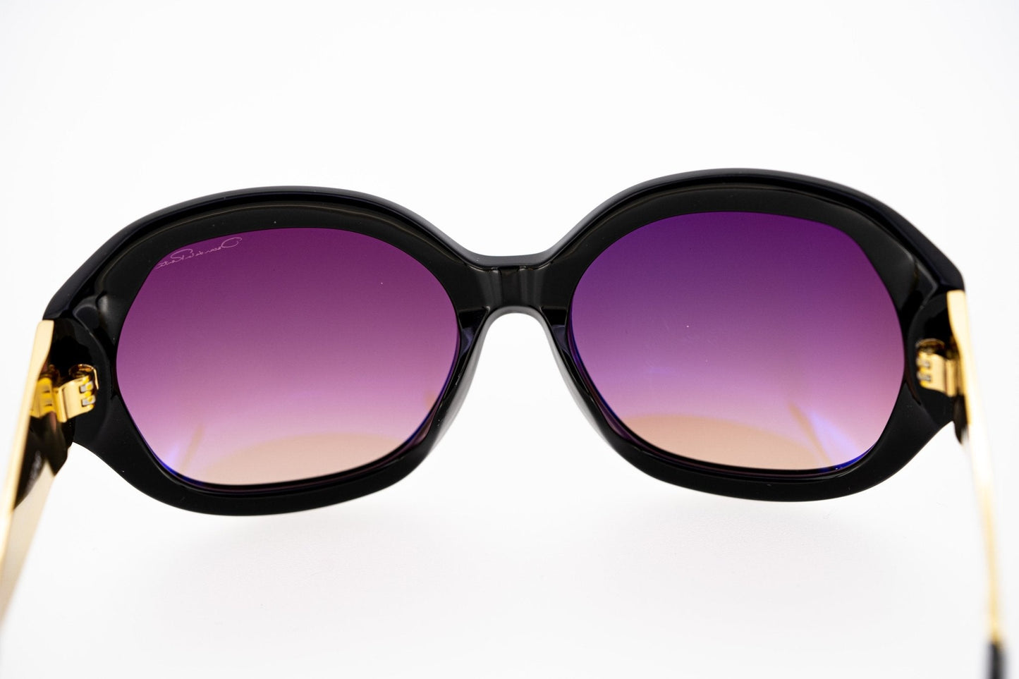 Oscar De La Renta Sunglasses Jackie O Black and Pink