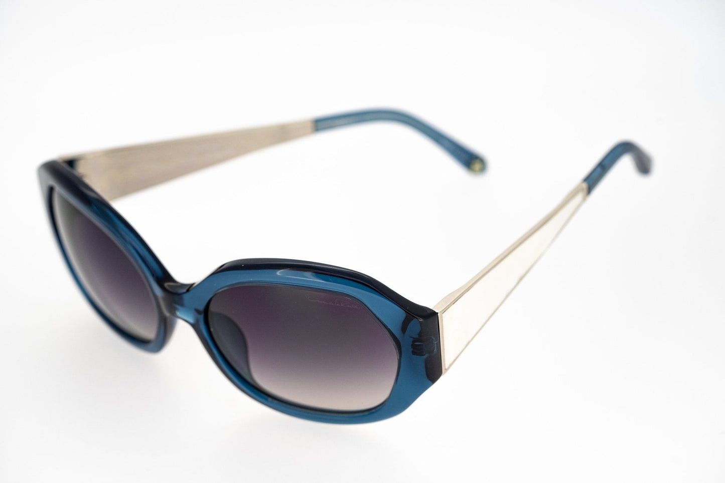 Oscar De La Renta Sunglasses Jackie O Blue and Grey