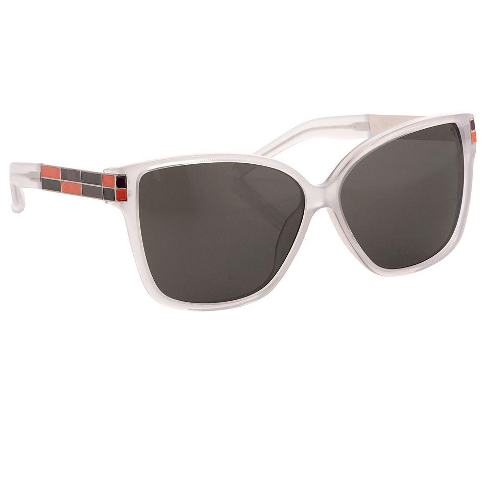 Oscar De La Renta Sunglasses Oversized Clear and Green