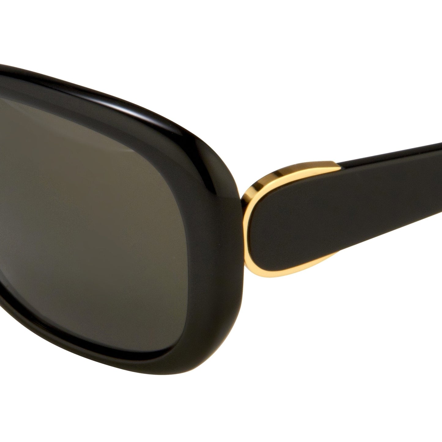 Oscar De La Renta Sunglasses Oversized Black and Grey