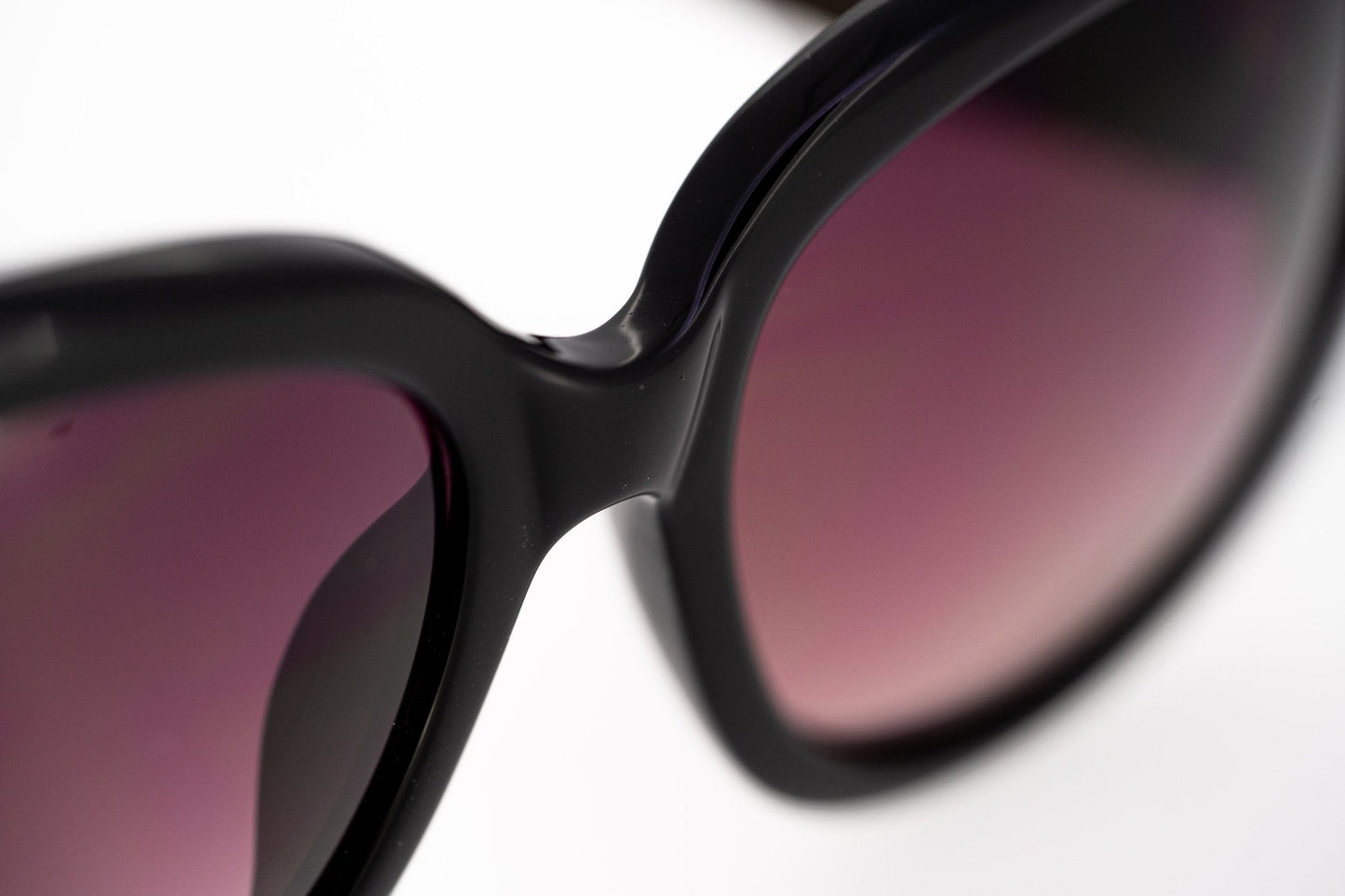 Oscar De La Renta Ladies Sunglasses Oversized Black and Burgundy ODLR25C1SUN