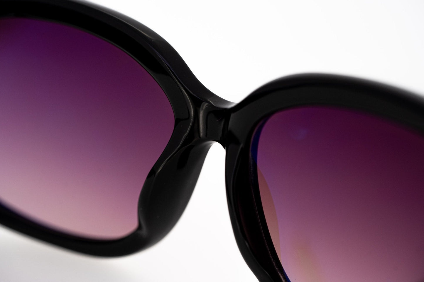 Oscar De La Renta Ladies Sunglasses Oversized Black and Burgundy ODLR25C1SUN
