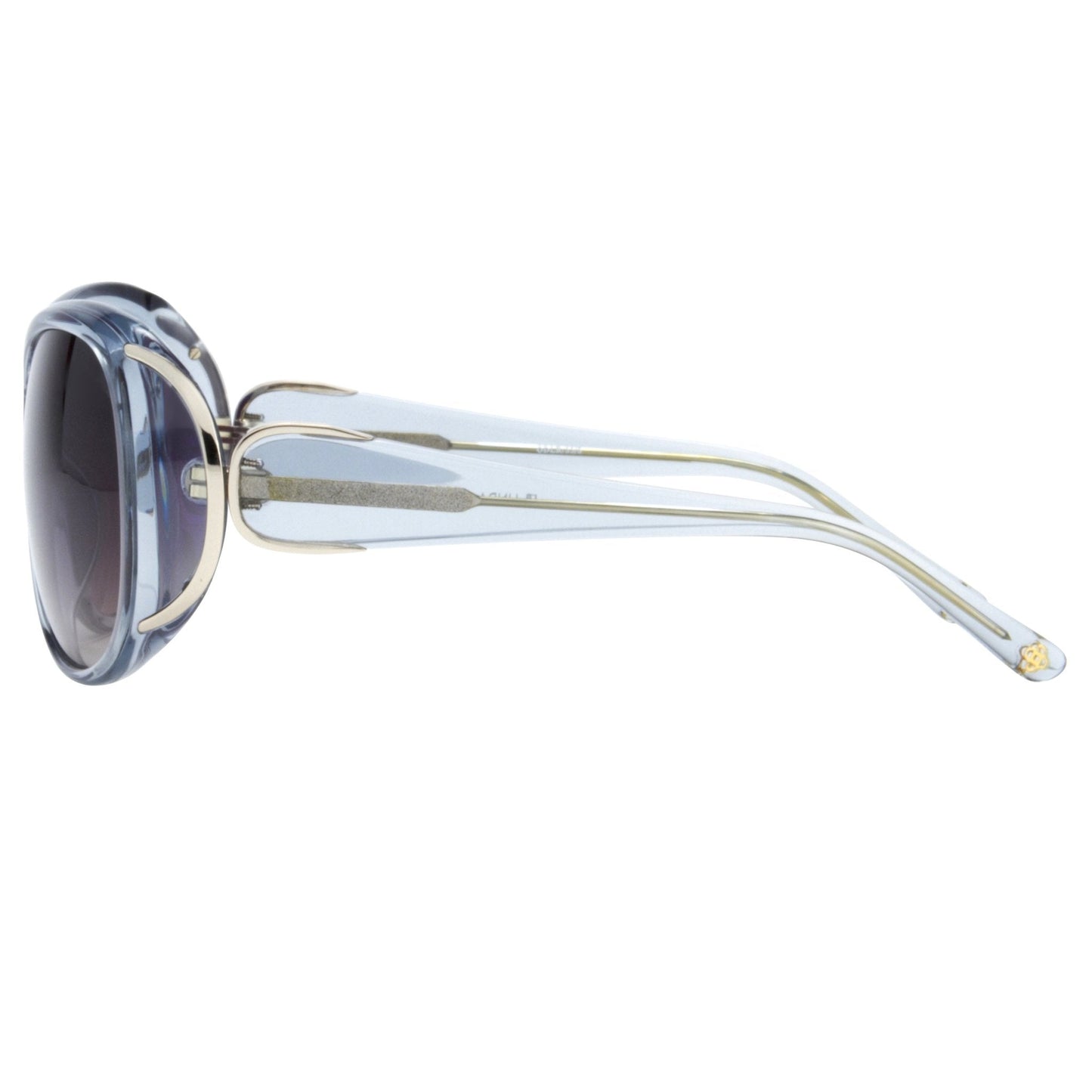 Oscar De La Renta Sunglasses Oversized Blue and Dark Grey