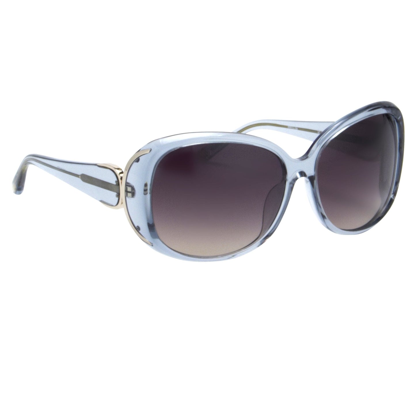 Oscar De La Renta Sunglasses Oversized Blue and Dark Grey