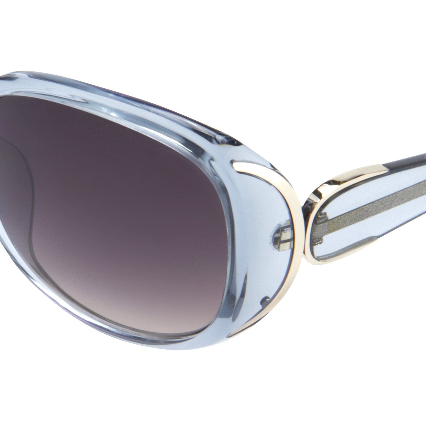 Oscar De La Renta Sunglasses Oversized Blue and Dark Grey