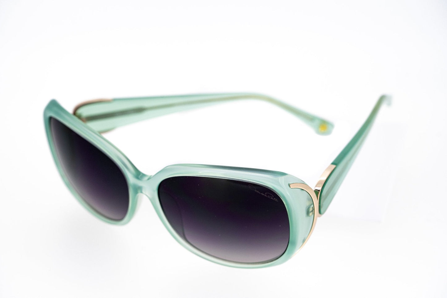 Oscar De La Renta Sunglasses Oversized Mint and Grey