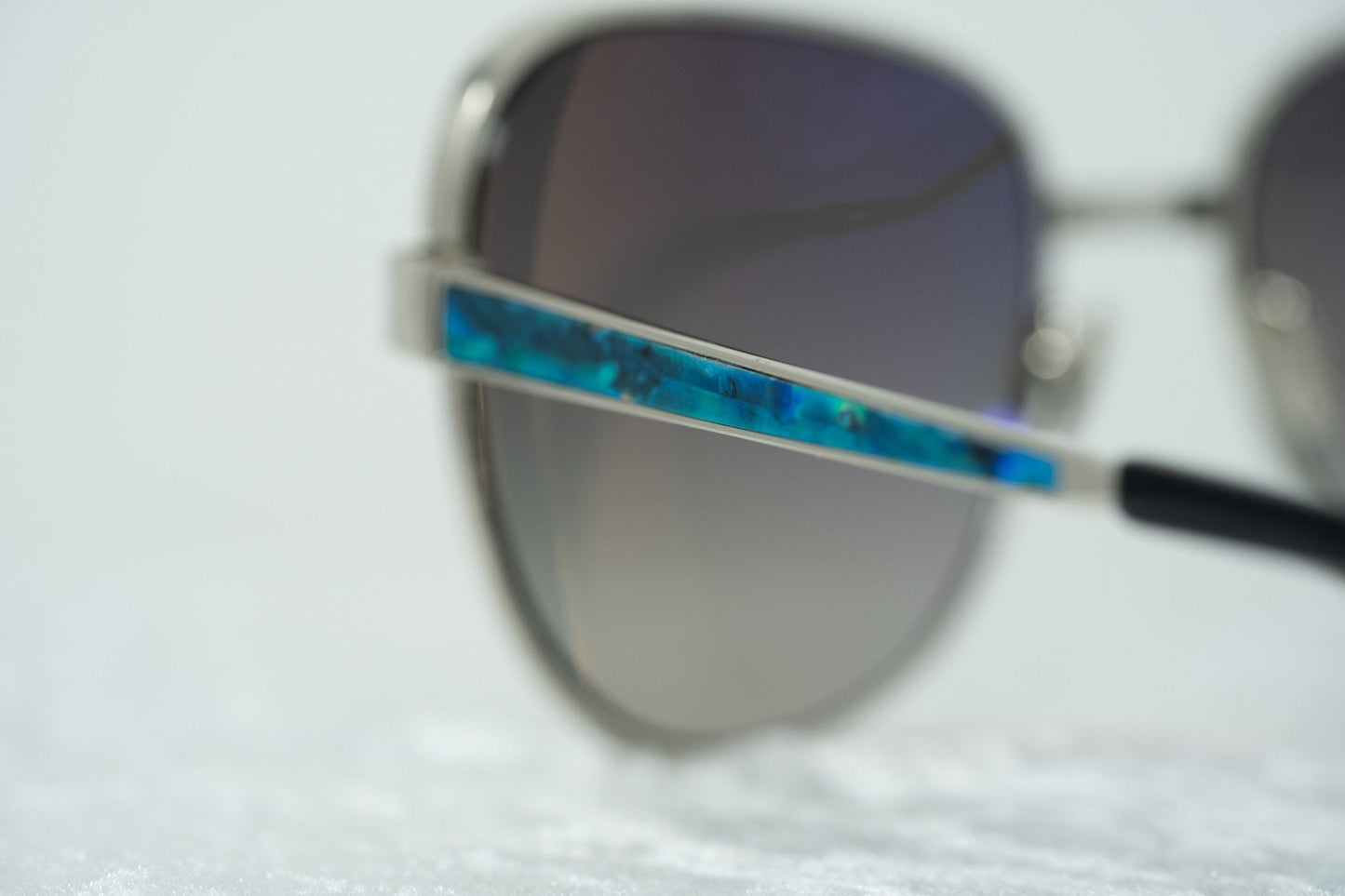 Oscar De La Renta Sunglasses Oversized Silver and Grey